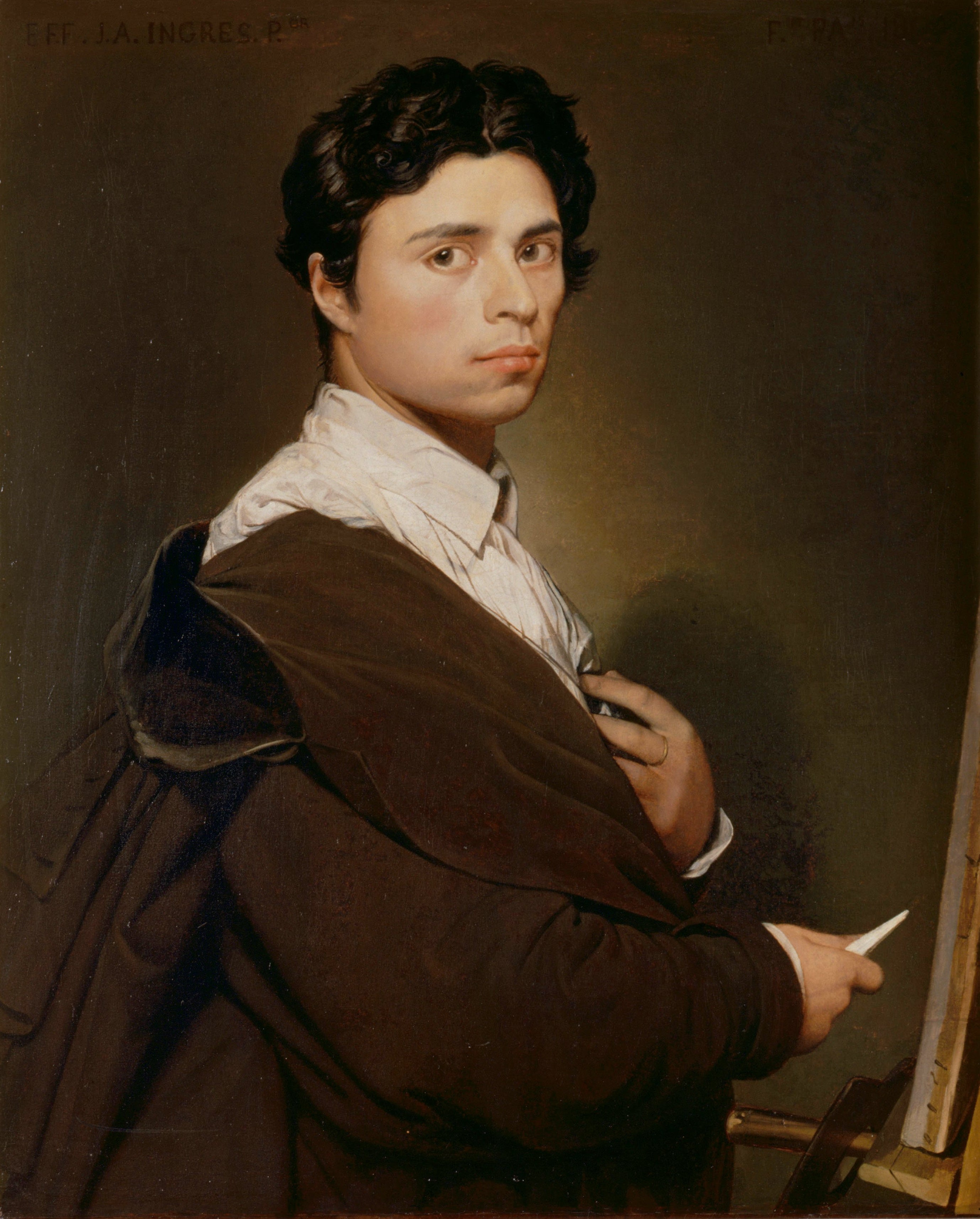 Självporträtt vid tjugofyra års ålder - Jean-Auguste-Dominique Ingres