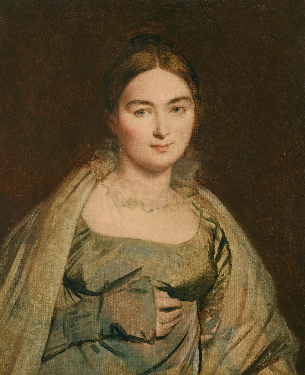 Madame Ingres, född Madeleine Chapelle - Jean-Auguste-Dominique Ingres