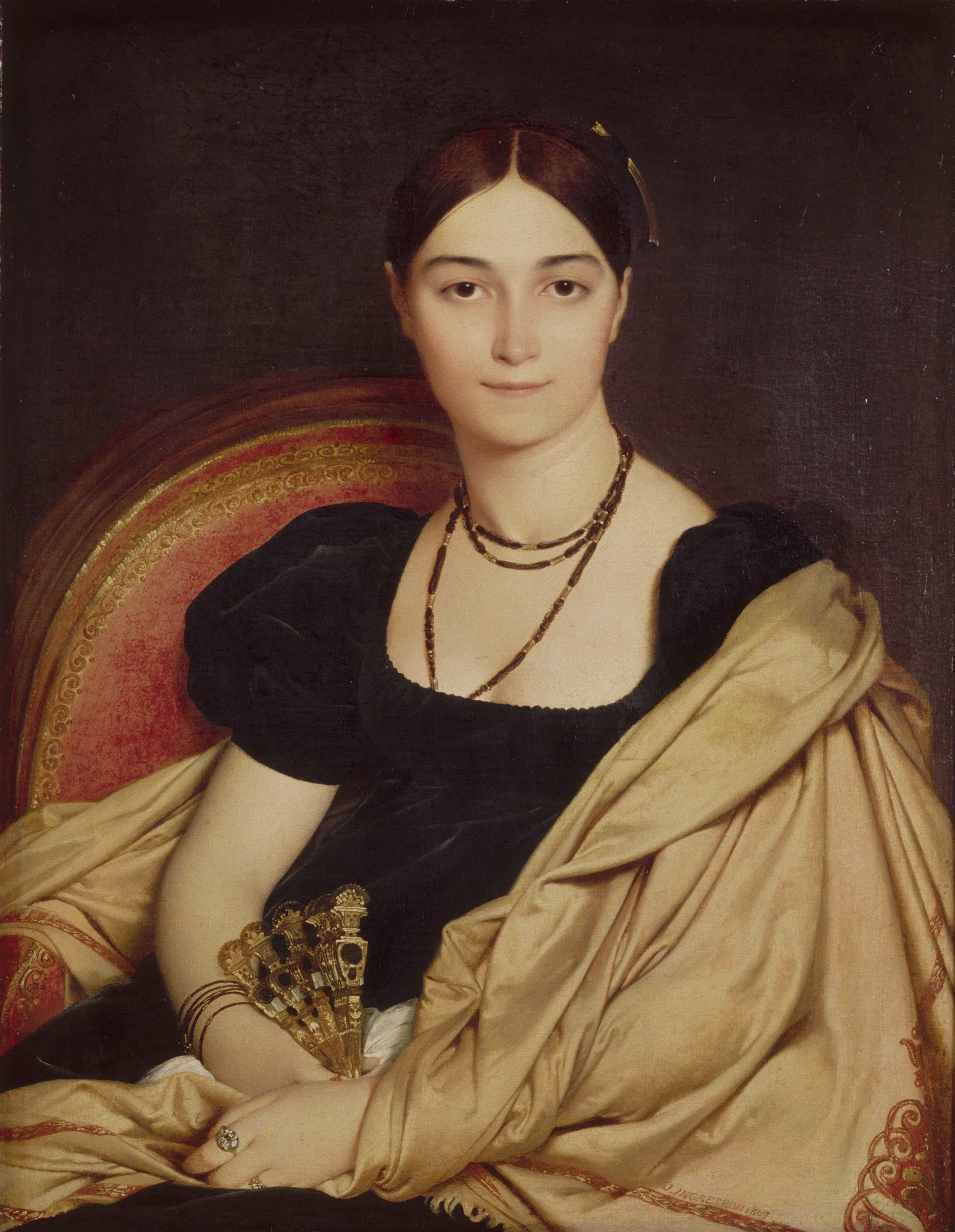 Porträtt av Madame Duvaucey - Jean-Auguste-Dominique Ingres