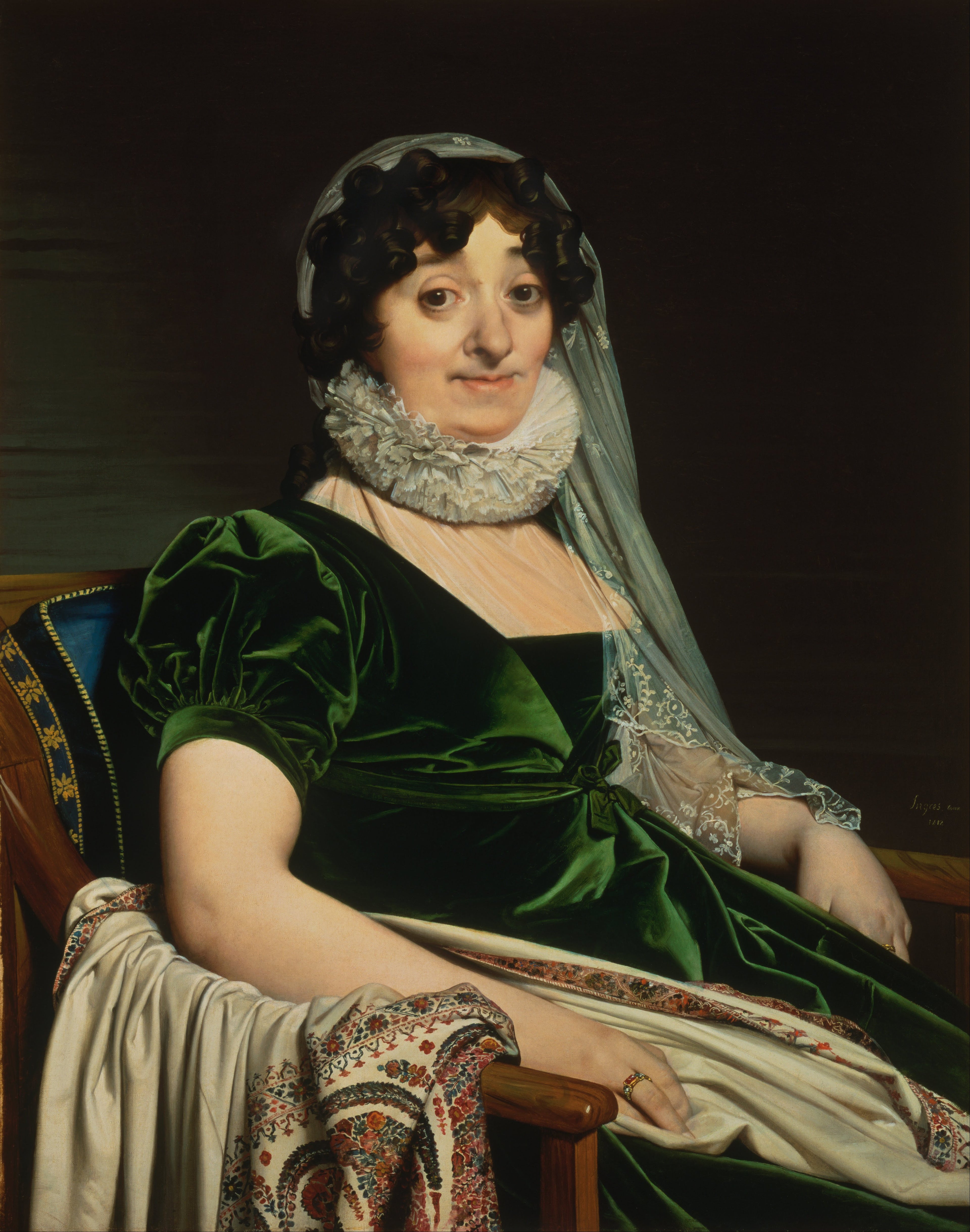 Porträtt av grevinnan de Tournon - Jean-Auguste-Dominique Ingres