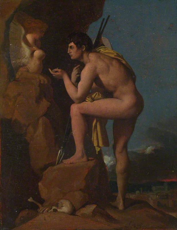 Ödipus och Sfinxen - Jean-Auguste-Dominique Ingres