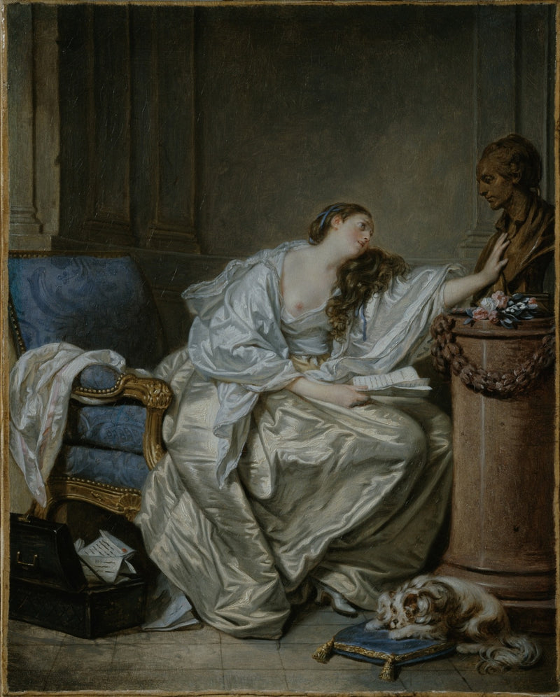 Den Otröstliga änkan - Jean-Baptiste Greuze