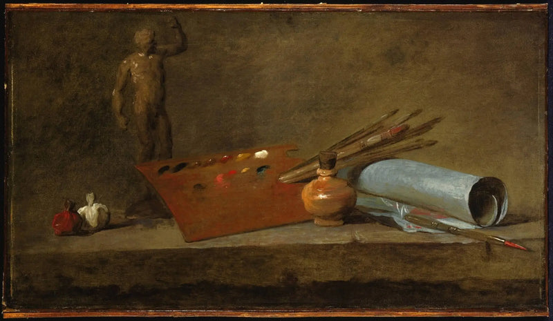 Målarens attribut - Jean Siméon Chardin