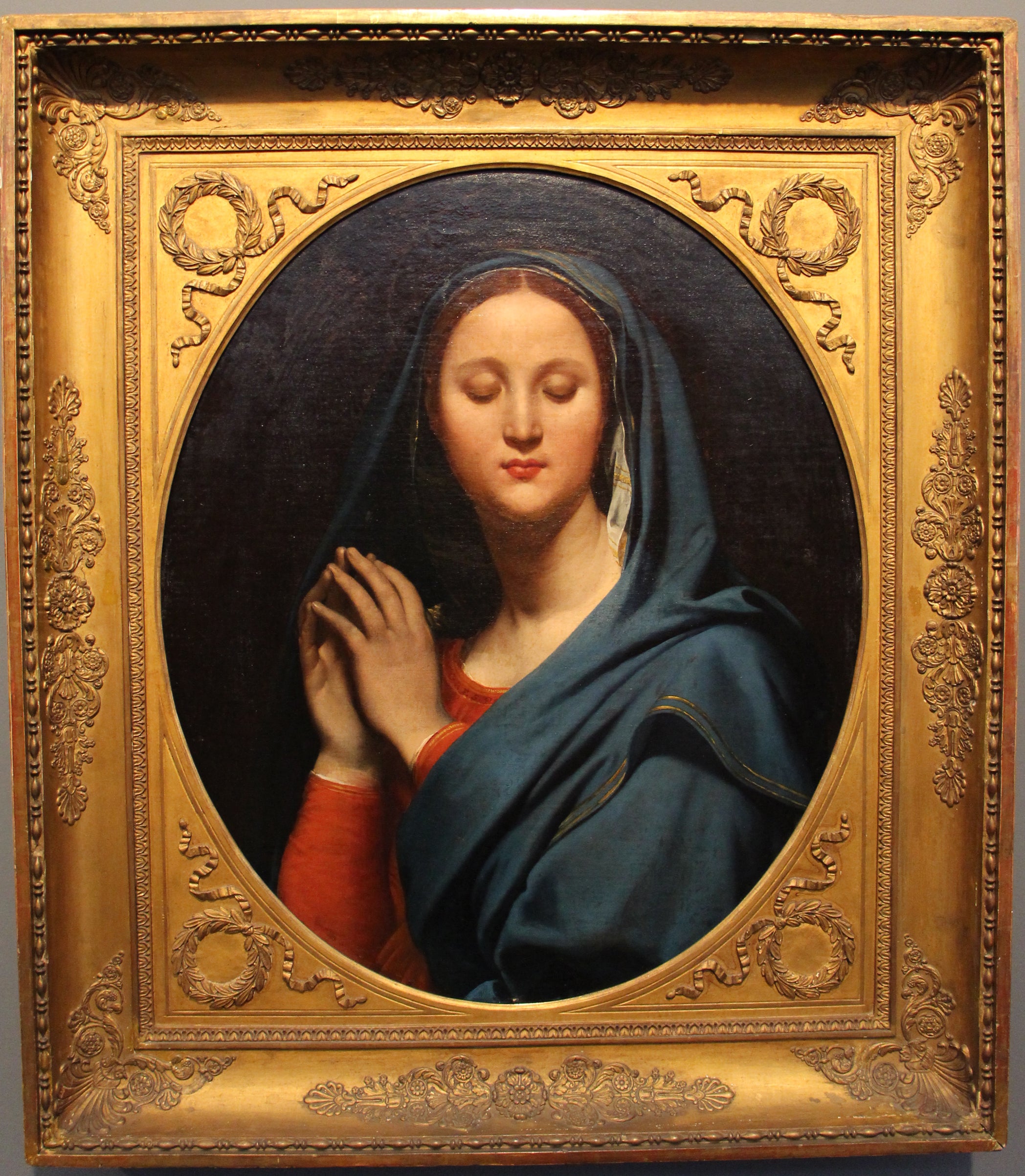 Jungfrun med den Blå Slöjan - Jean-Auguste-Dominique Ingres