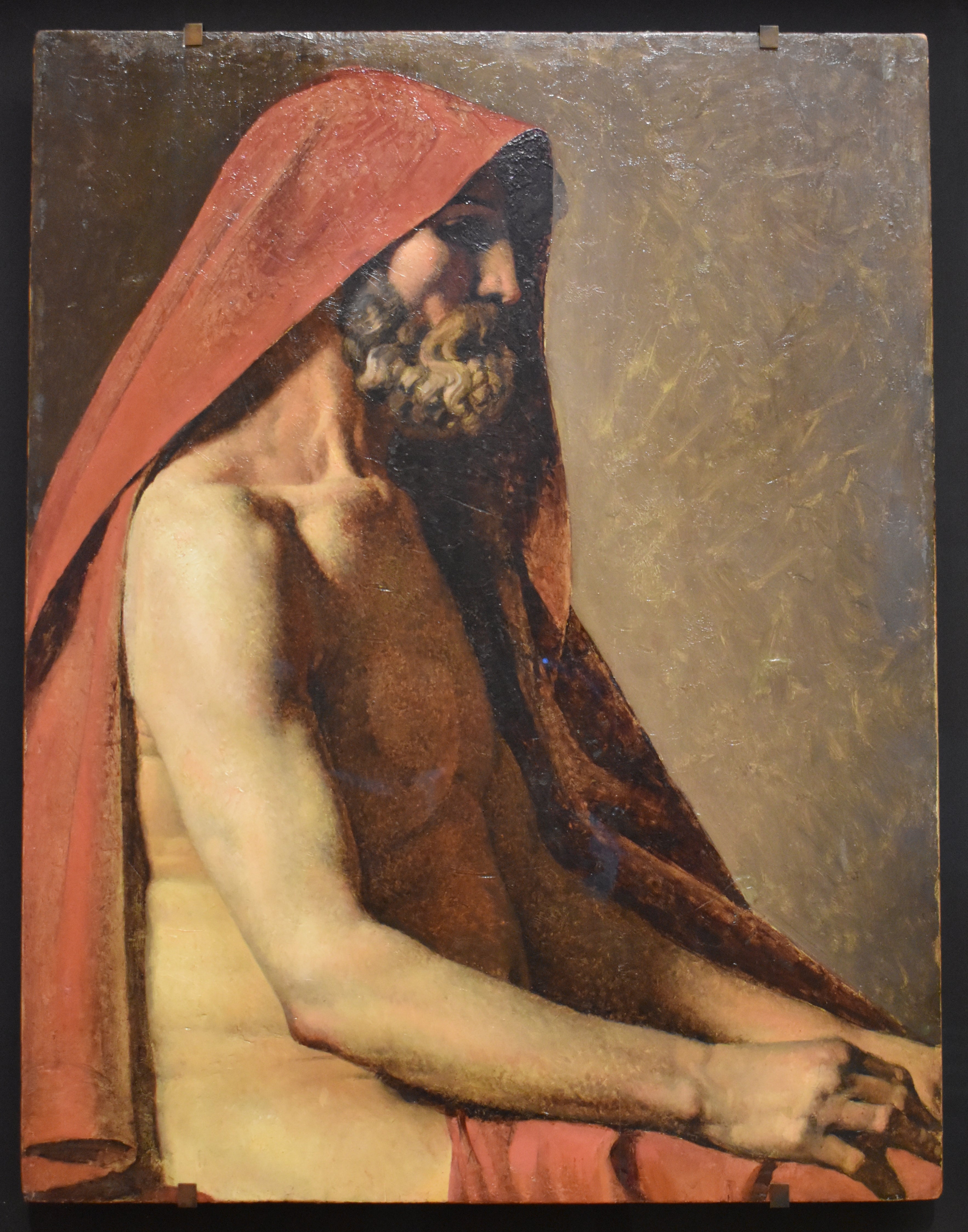 Studie av en sittande man i profil - Jean-Auguste-Dominique Ingres
