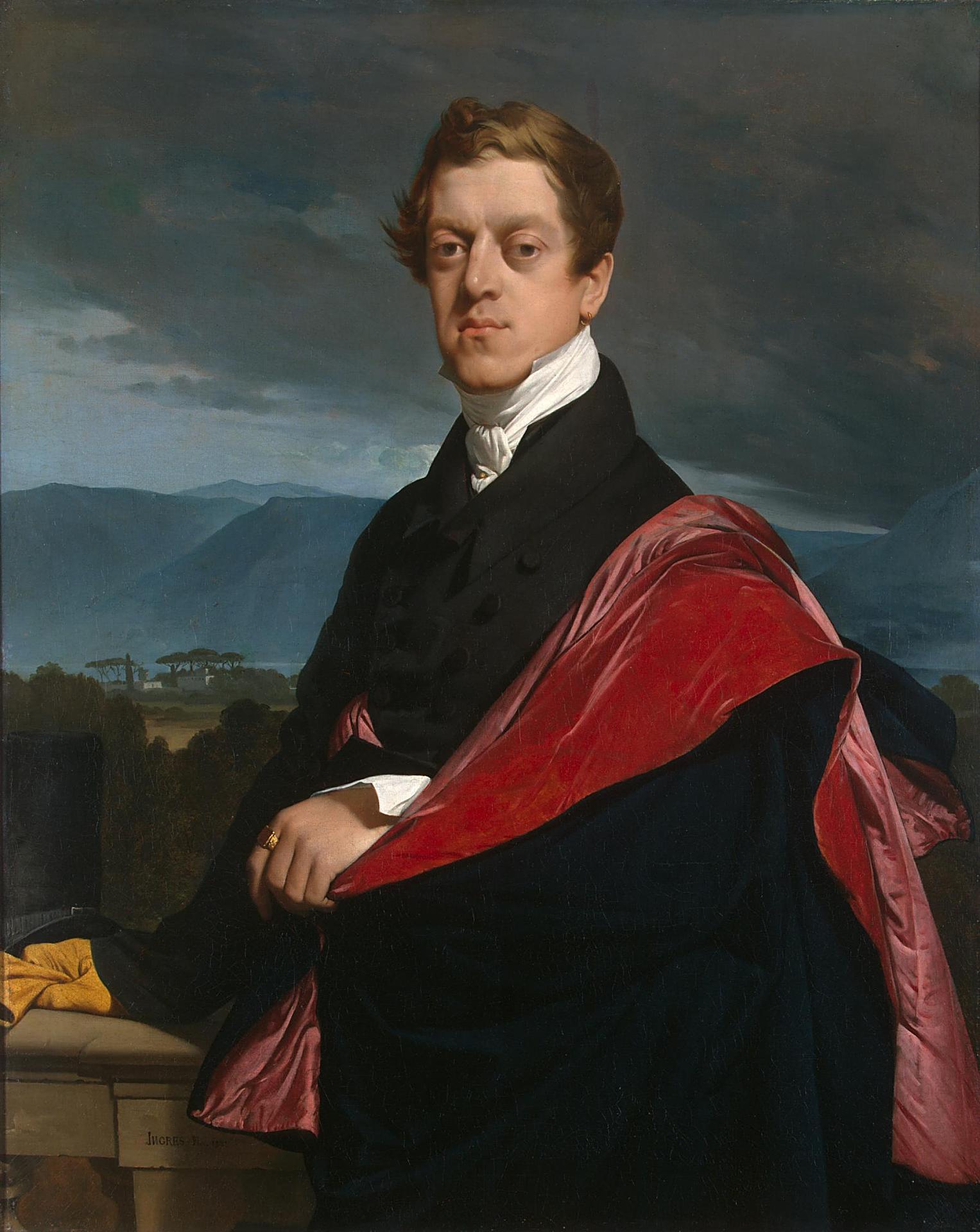 Greven Nicolas Dimitrievitch Gouriev - Jean-Auguste-Dominique Ingres