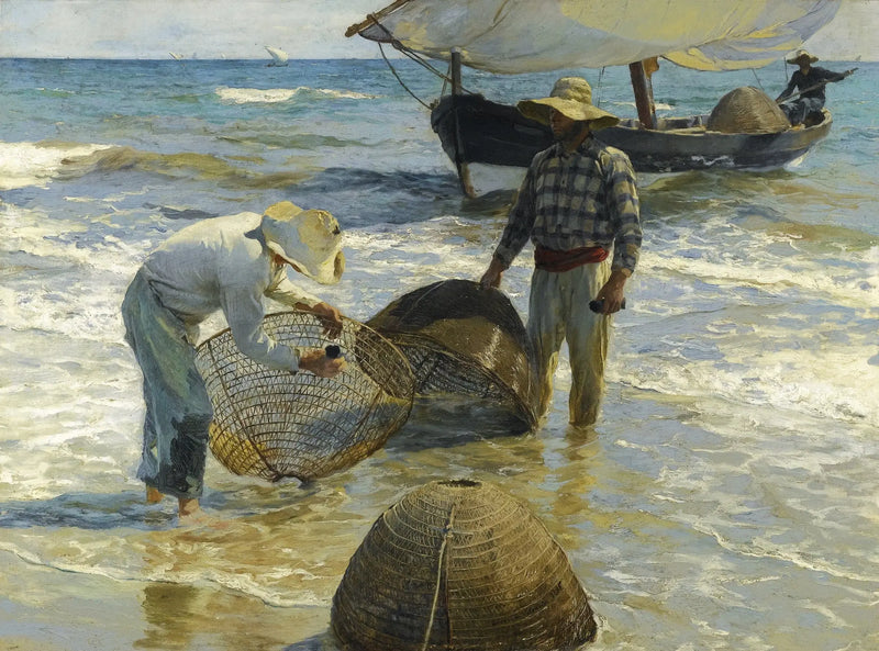 Valencianska fiskare - Joaquín Sorolla
