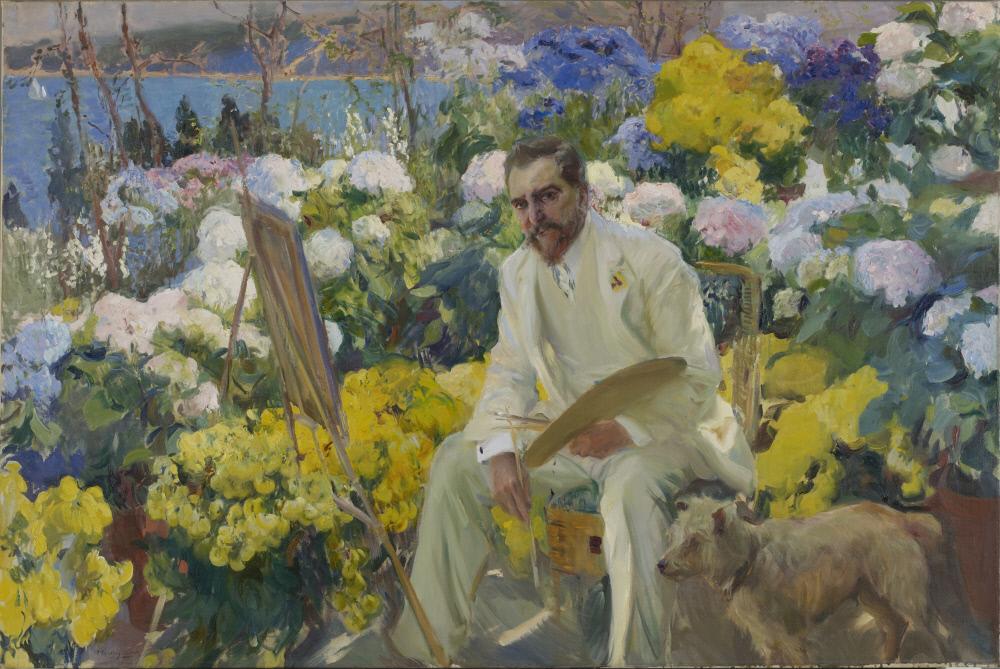 Reproduction du tableau « Louis Comfort Tiffany - Joaquín Sorolla » par Alpha Reproduction en peinture à l’huile