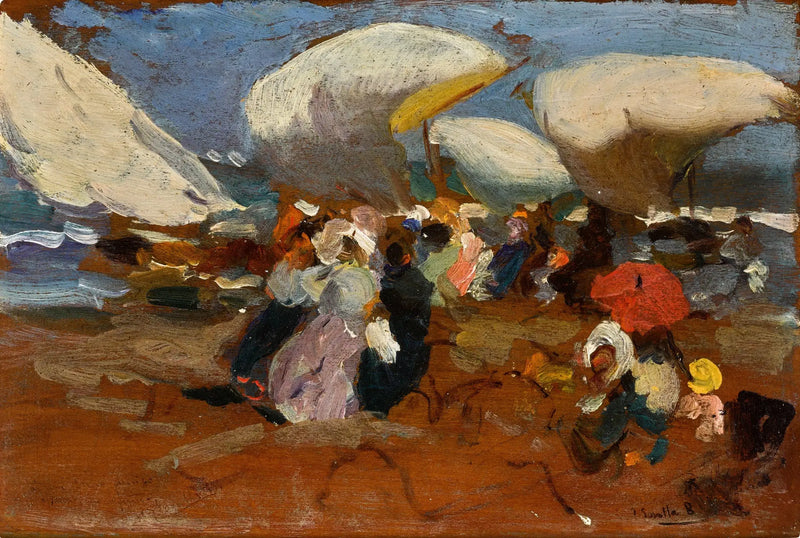 Valencias strand - Joaquín Sorolla