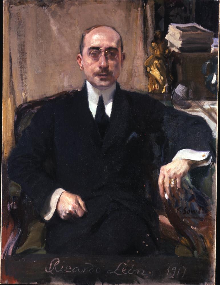 Reproduction du tableau « Ricardo de Léon y Román - Joaquín Sorolla » par Alpha Reproduction en peinture à l’huile