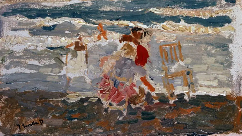 Stranden, Valencia (Barn) - Joaquín Sorolla