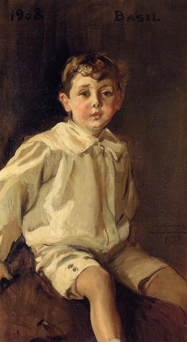 Porträtt av Basil Mundy - Joaquín Sorolla
