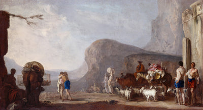 Réconciliation de Jacob avec Ésaü - Johann Heinrich Schönfeld
