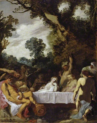 Un festin bachique - Johann Liss