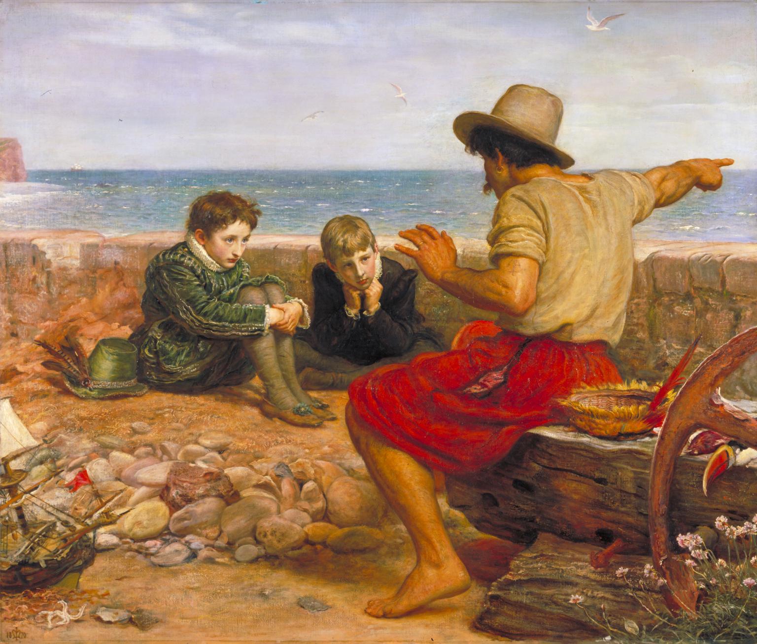 L'enfance de Raleigh - John Everett Millais