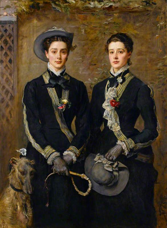Les jumelles, Kate et Grace Hoare - John Everett Millais