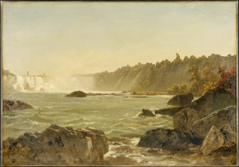 Vy av Niagarafallen - John Frederick Kensett