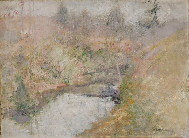 Hemlockpoolen - John Henry Twachtman