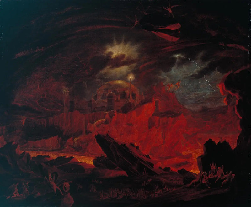 De fallna änglarna i helvetet - John Martin