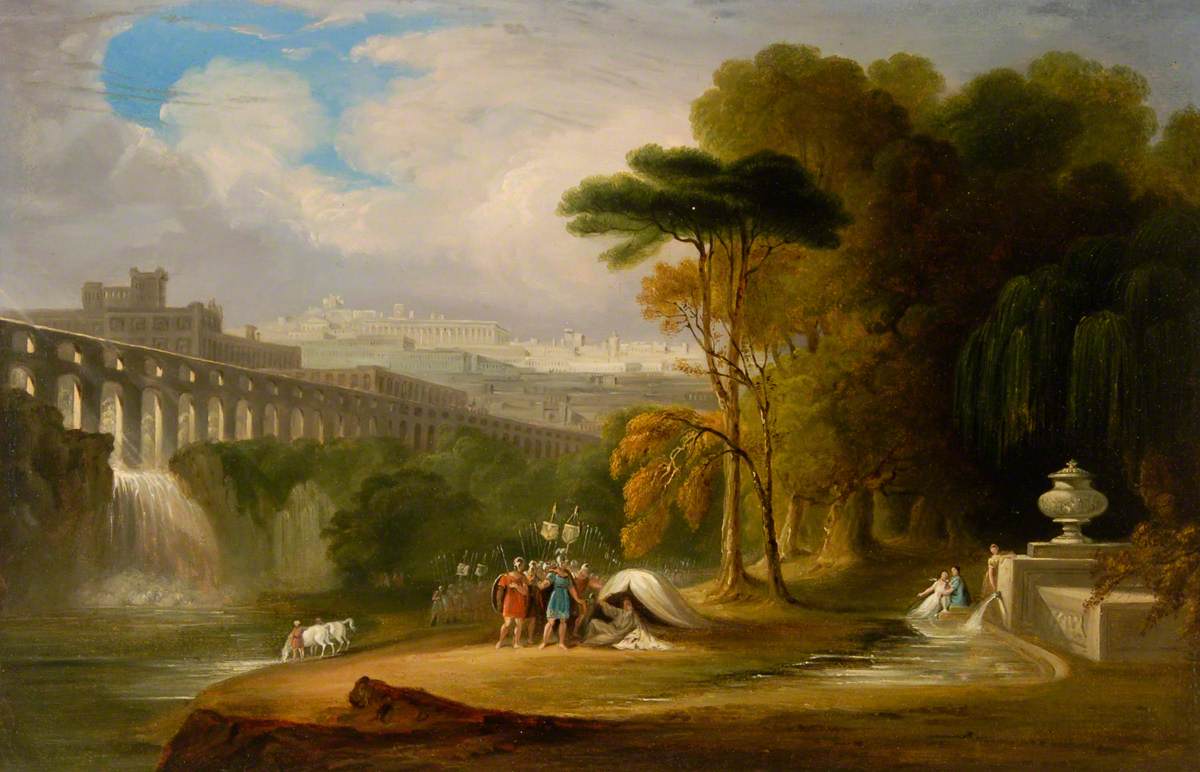 Alexandre et Diogène - John Martin