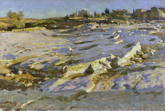 Reproduction du tableau « Près du mont des Oliviers, Jérusalem - John Singer Sargent » par Alpha Reproduction en peinture à l’huile