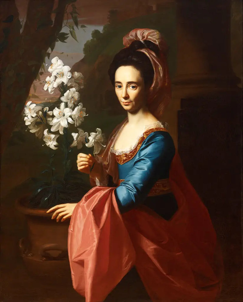 Porträtt av Rebecca Boylston Gill - John Singleton Copley