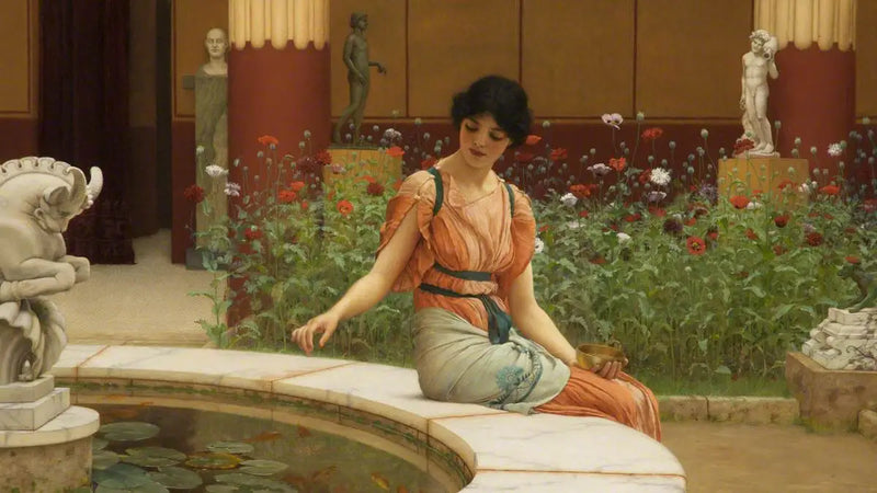 Fiskdammen - John William Godward