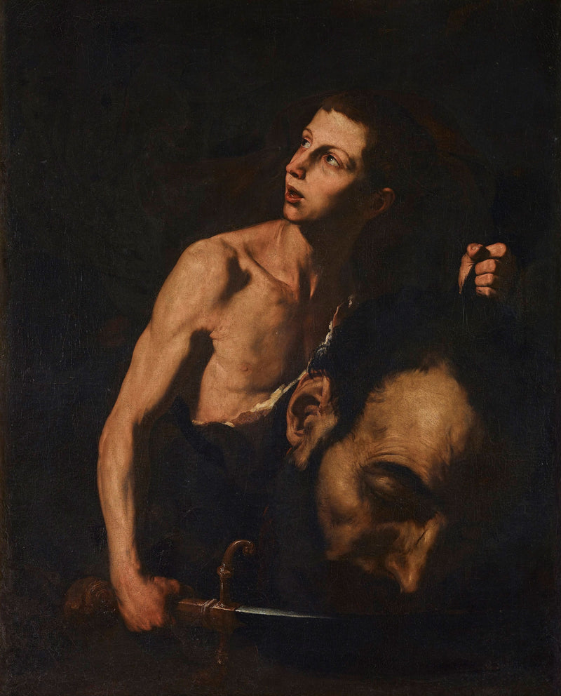 David och Goliat - Jusepe de Ribera
