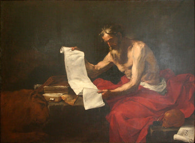 Saint-Jérôme - Jusepe de Ribera - Alpha Reproduction