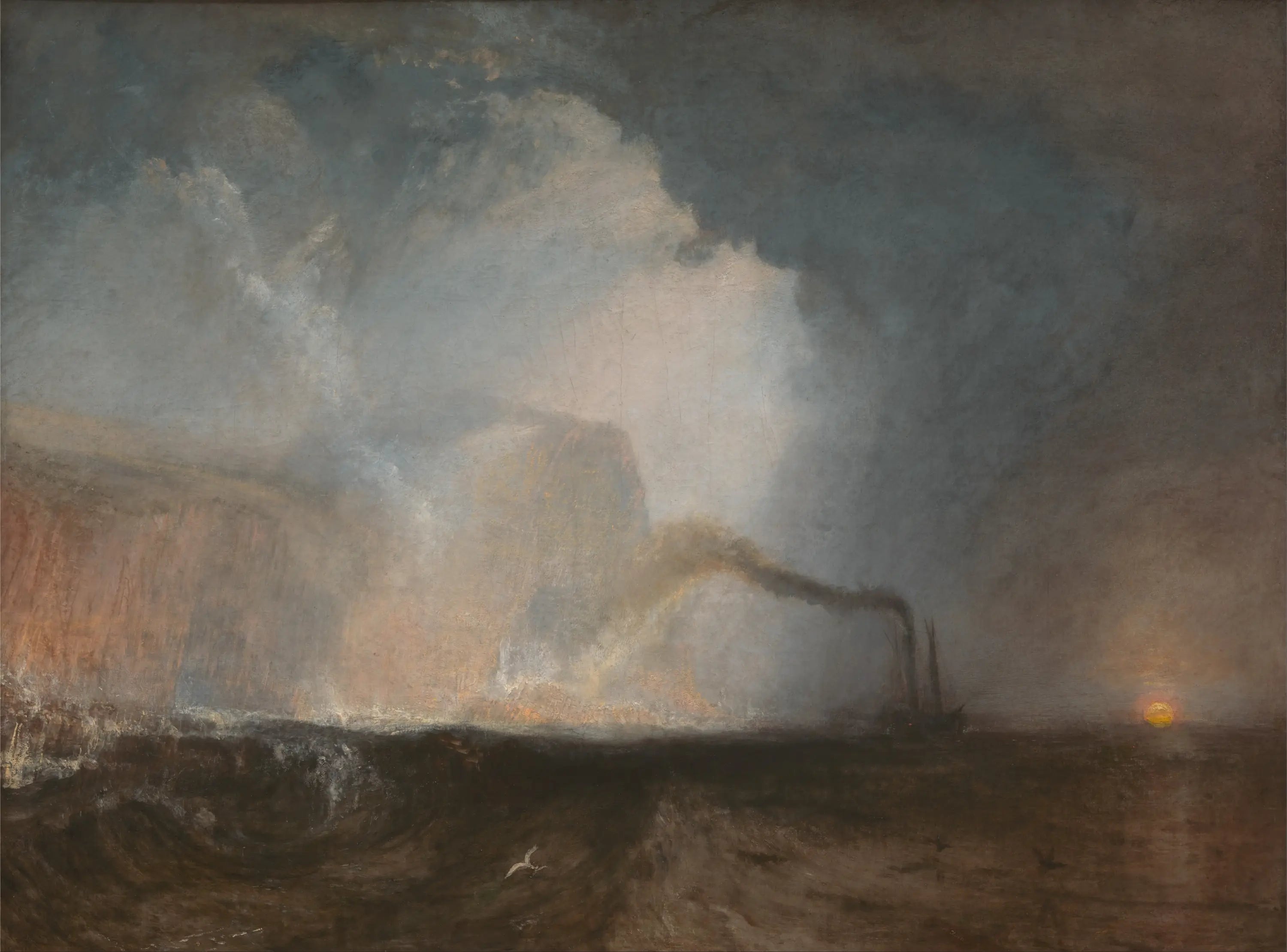 Reproduction du tableau « Staffa, Fingal's Cave - J. M. W. Turner » par Alpha Reproduction en peinture à l’huile