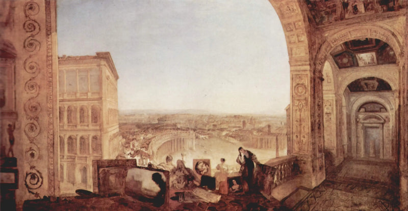 Rom sett från Vatikanen - J. M. W. Turner