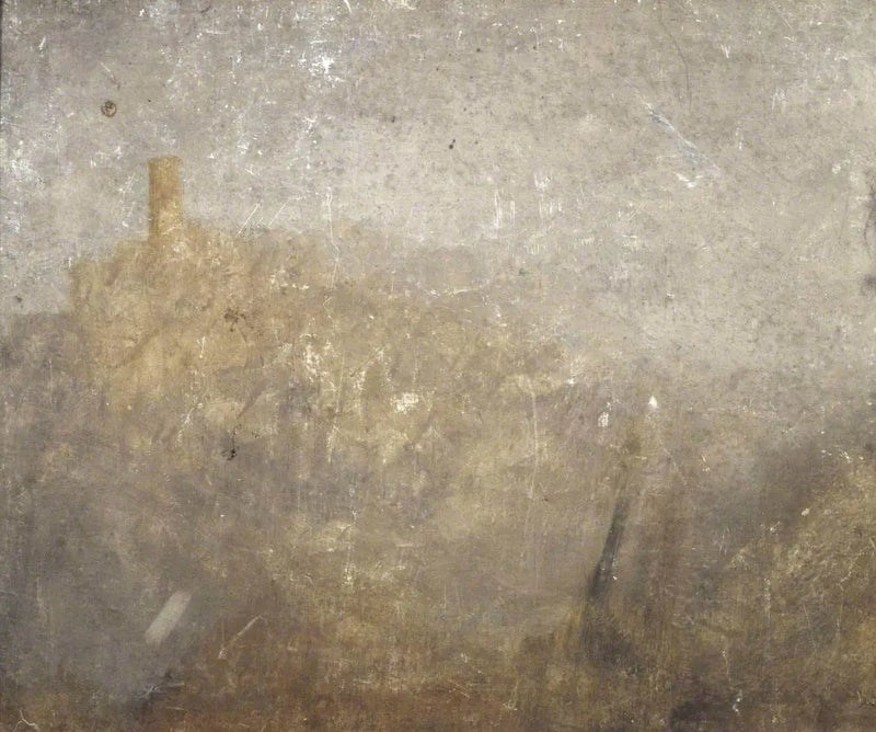 Kulligt Landskap med Torn - J. M. W. Turner