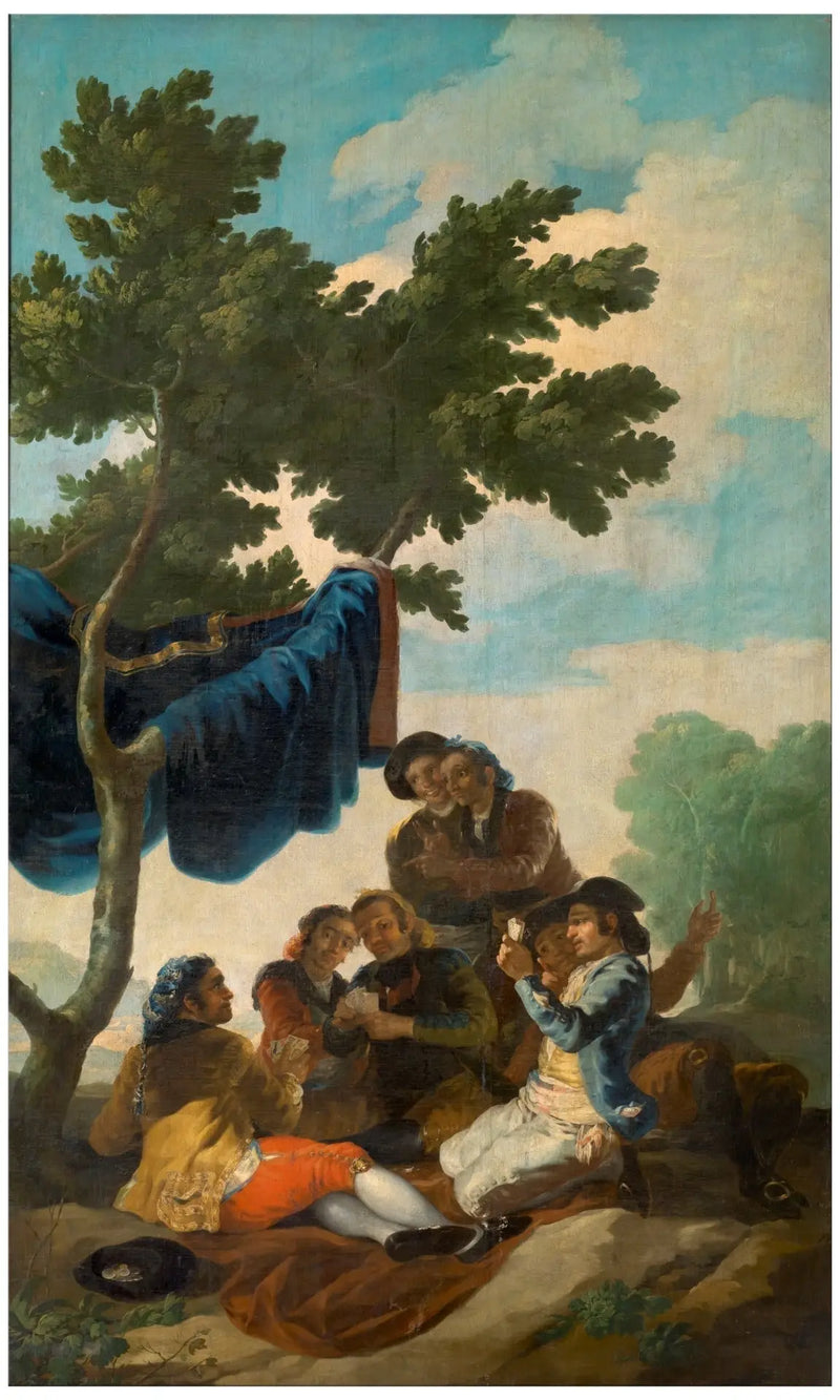 Kortspelarna - Francisco de Goya
