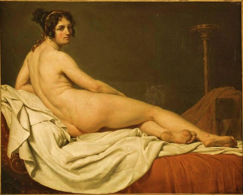 Porträtt av Madame Récamier - Jacques-Louis David