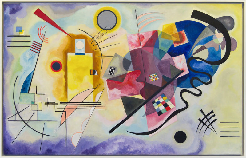 Gul-röd-blå - Vassily Kandinsky