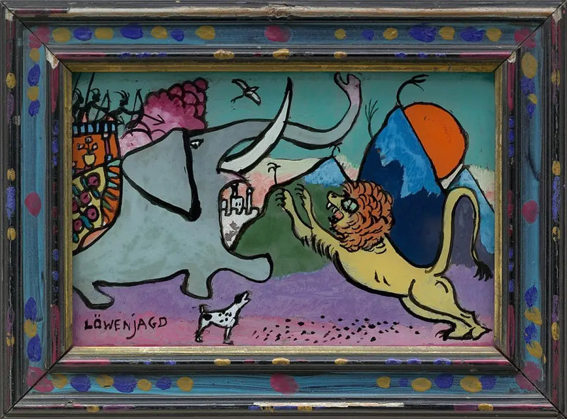 Lejonjakt - Vassily Kandinsky