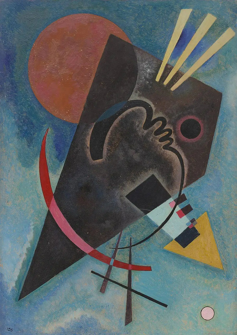 Spetsig och rund - Vassily Kandinsky