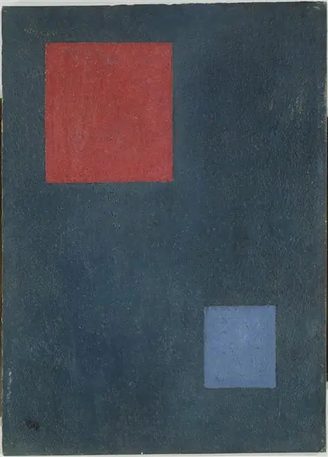 Två kvadrater - Vassily Kandinsky