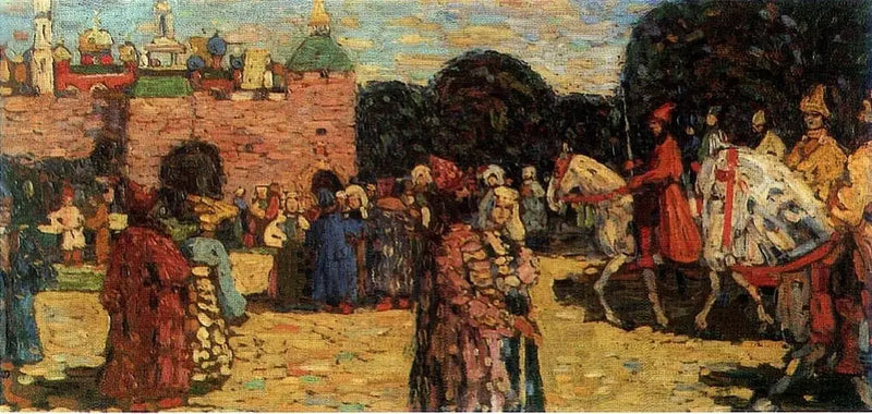 Söndag (gammal ryska) - Vassily Kandinsky