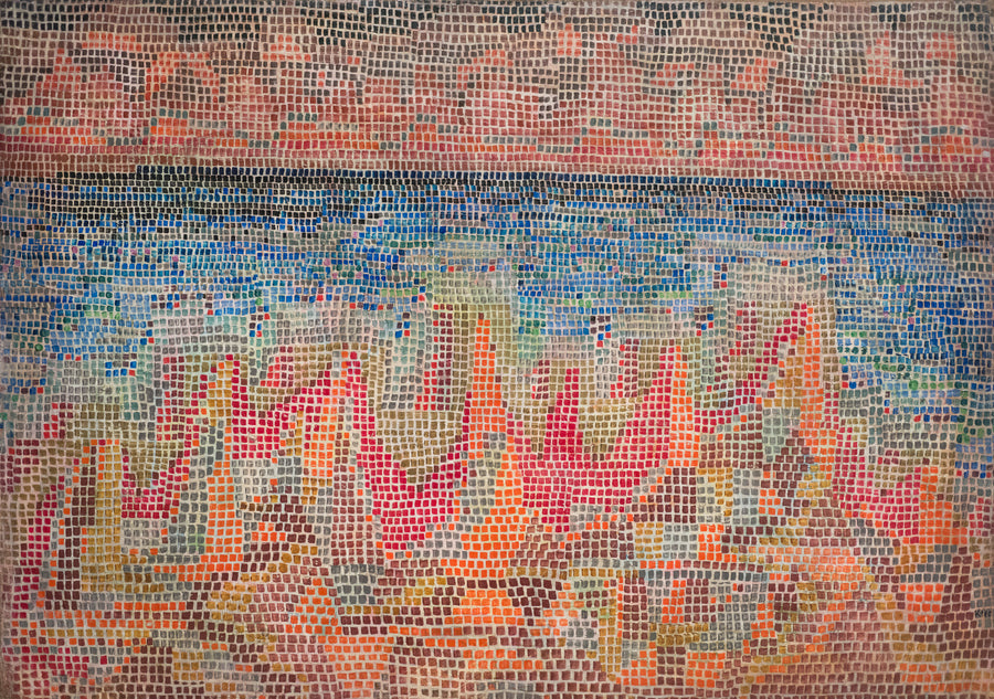 Cliffs by the sea - Paul Klee