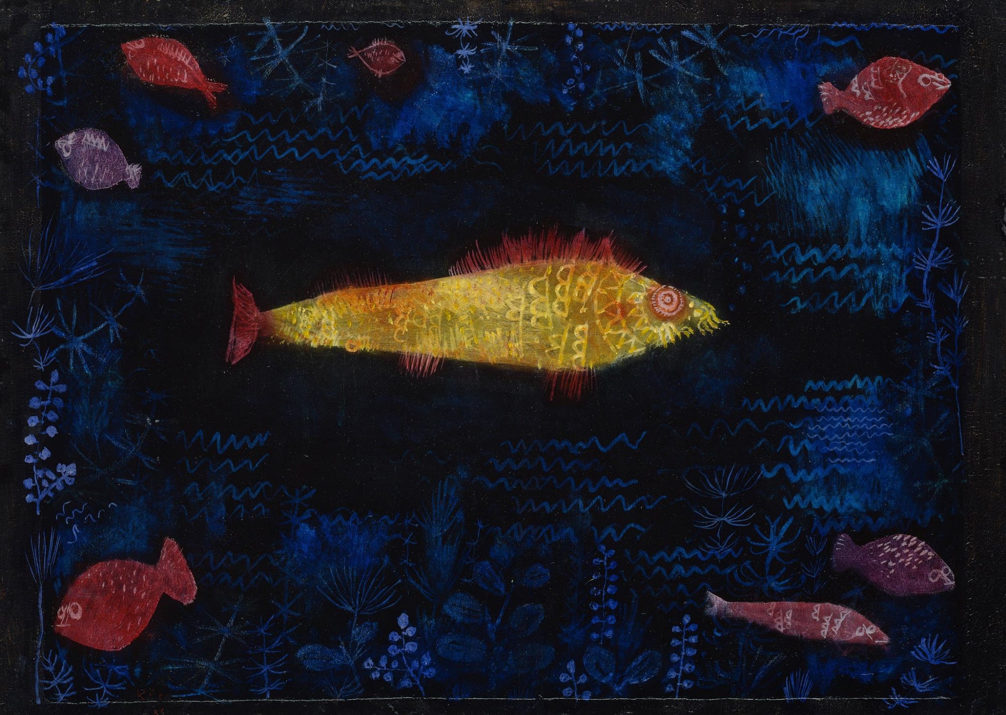 Den röda fisken - Paul Klee