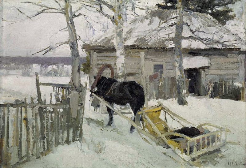 En hiver - Konstantin Korovin