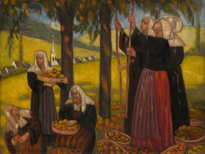 cueilleurs de pommes gaulois - Émile Bernard - Alpha Reproduction