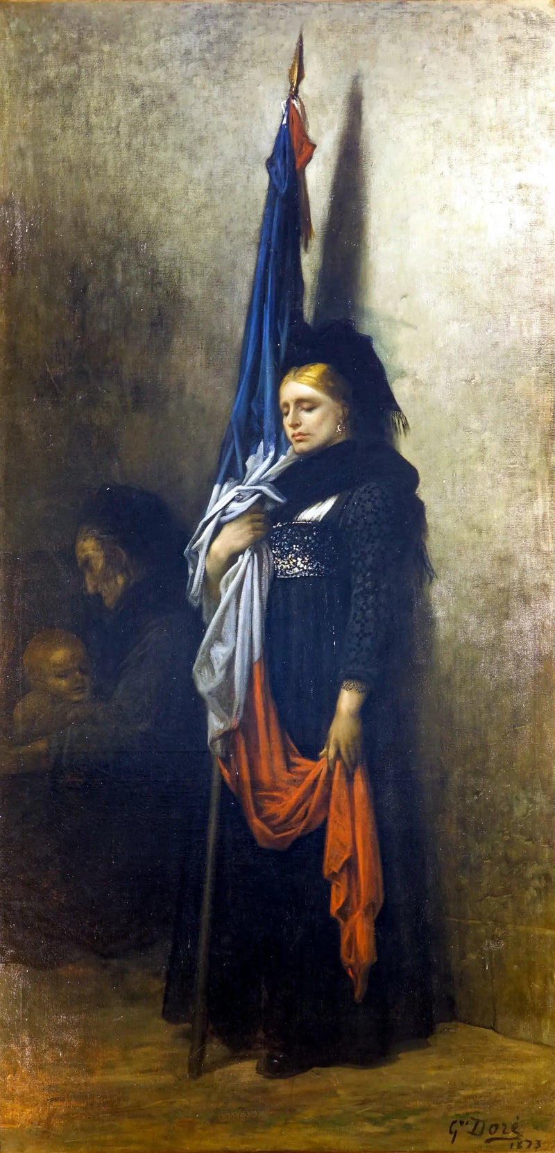 Den sårade Alsace - Gustave Doré