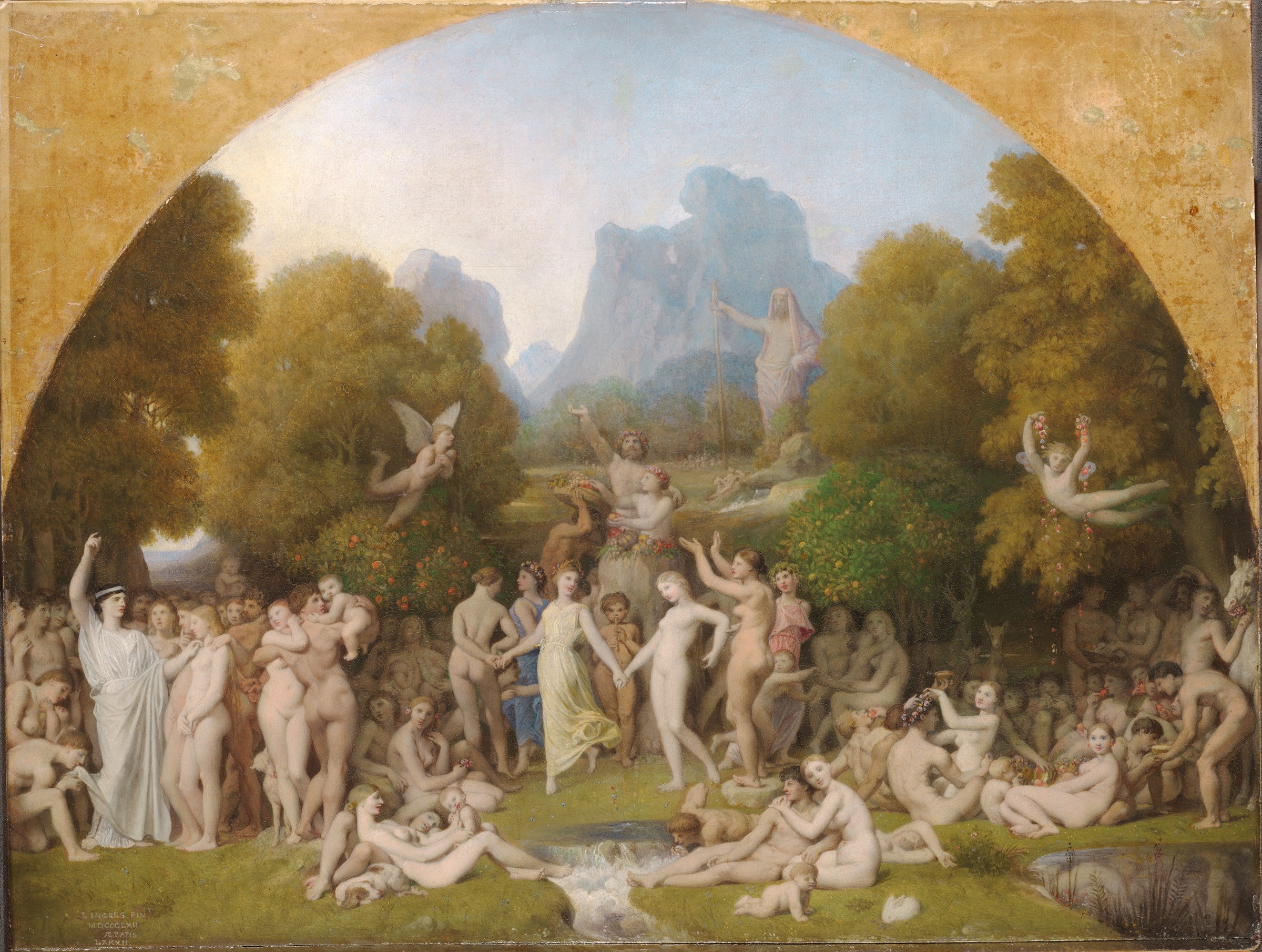 Den gyllene åldern - Jean-Auguste-Dominique Ingres