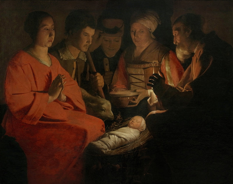 Adorationen av herdarna - Georges de La Tour
