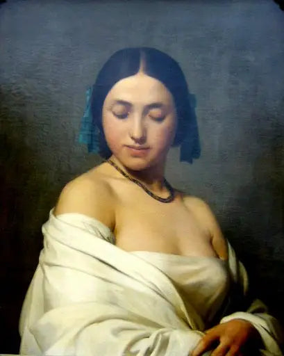 Ung flicka - Hippolyte Flandrin