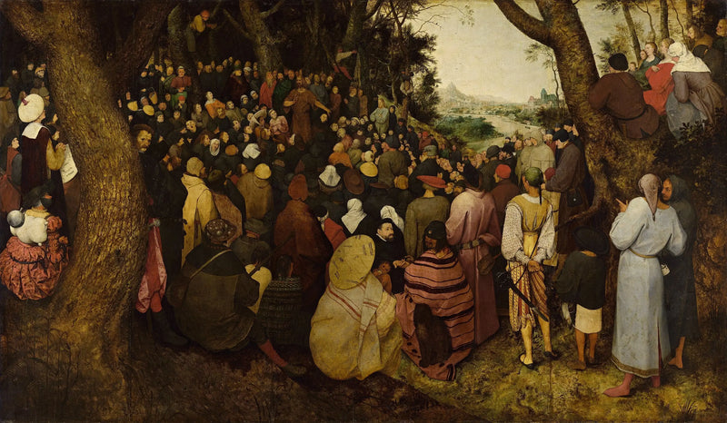Johannes Döparens Predikan - Pieter Brueghel den äldre