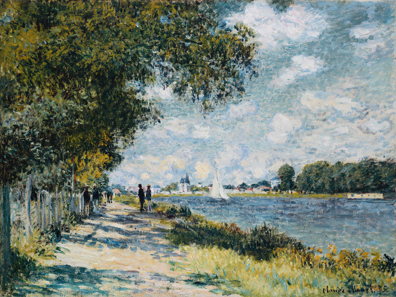 🌿 Seine i Argenteuil – Claude Monet (cirka 1874)