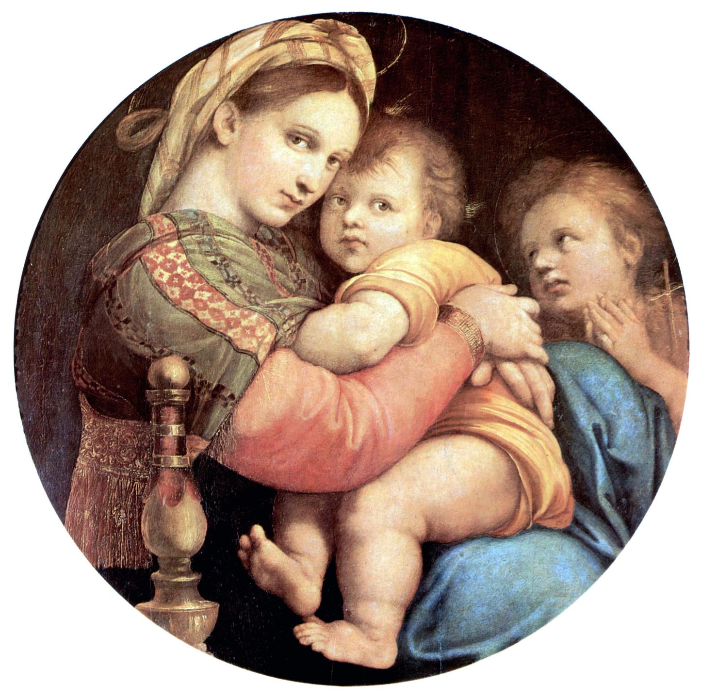 Jungfrun på stolen – Raphaël Sanzio (cirka 1513–1514)